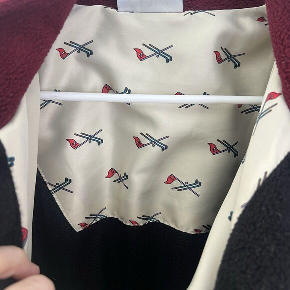 Sun Mountain Sports Women’s Vintage Golfleece Buffalo Hill 1993 Sz‎ Large Maroon - Picture 9 of 15